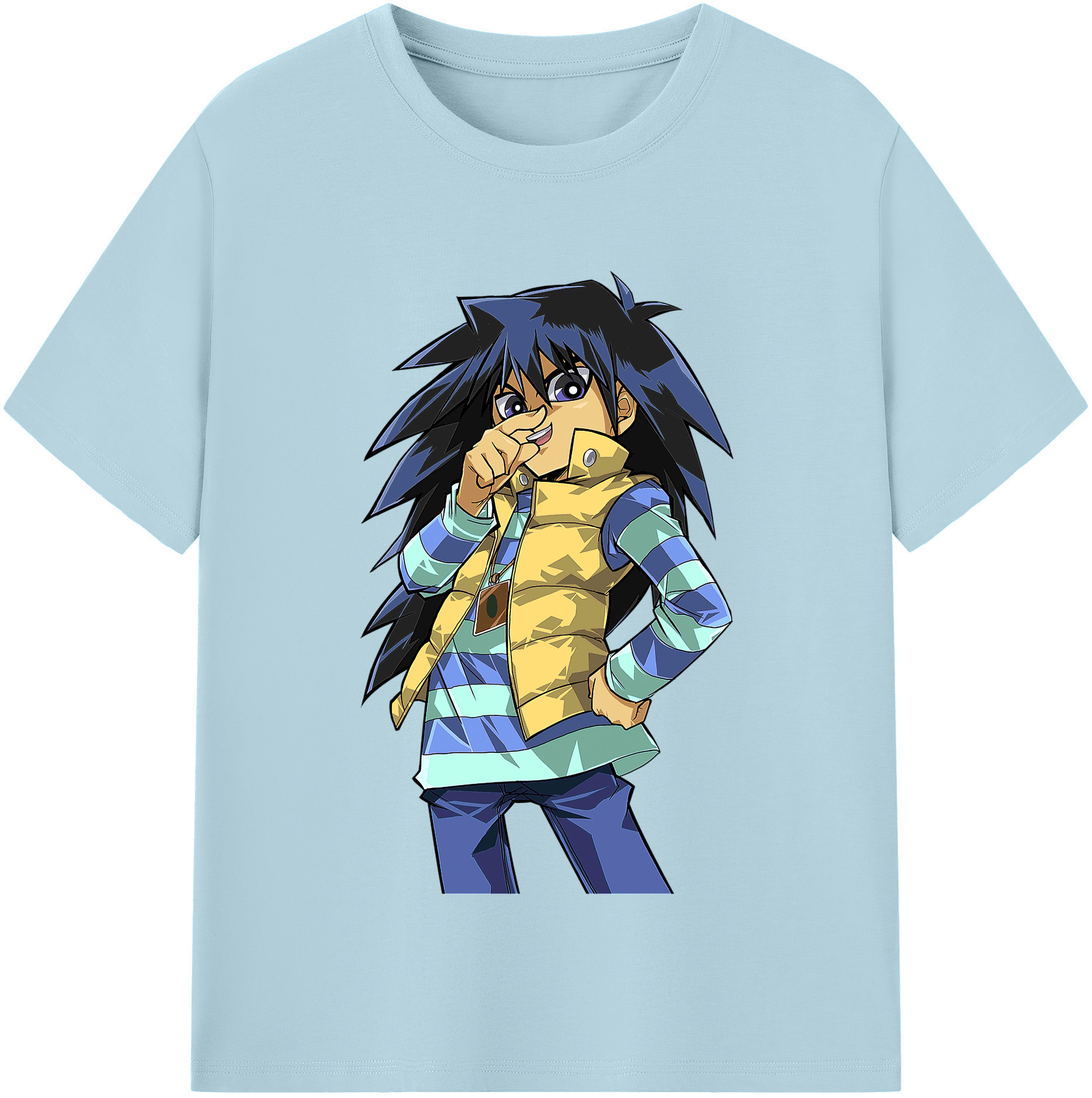 （画像用） 遊☆戯☆王 Yu-Gi-Oh! 綿100％半袖Tシャツ（フロントプリント）
